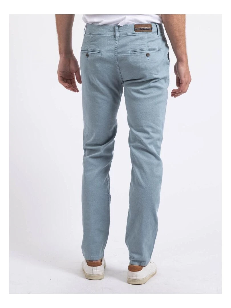 Pantalon chino slim CODY Bleu ciel