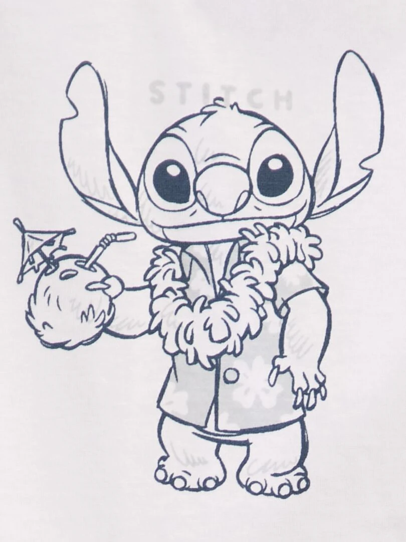 T shirt en coton 'Disney' Stitch