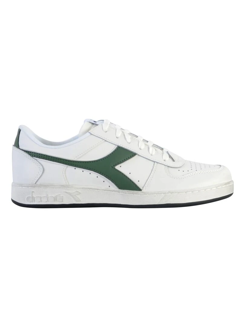 Basket Cuir Diadora Magic Low Icona Blanc