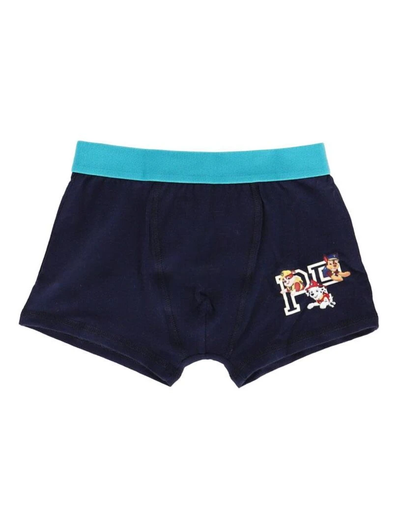 Lot de 5 boxers Pat Patrouille 8/9 ans   Garçon   95% Coton/5% Elasthanne   Bleu