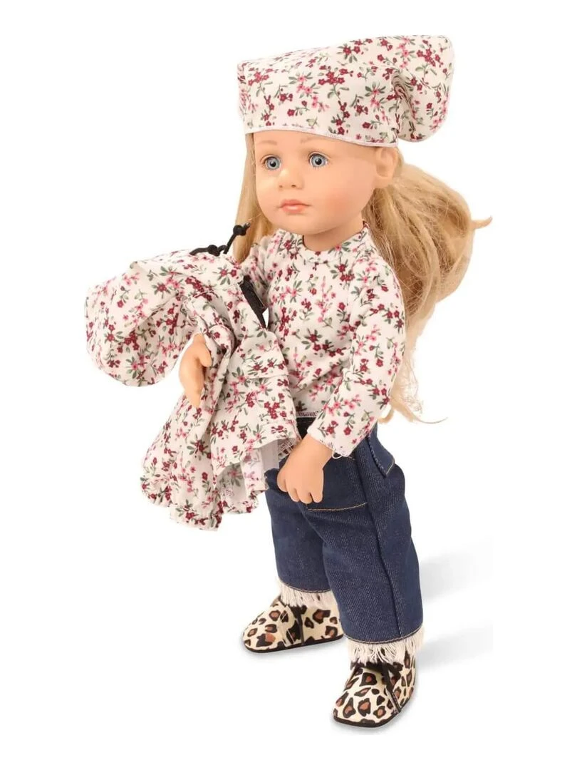 Poupée 36 cm : Grete cheveux blonds yeux bleus N/A