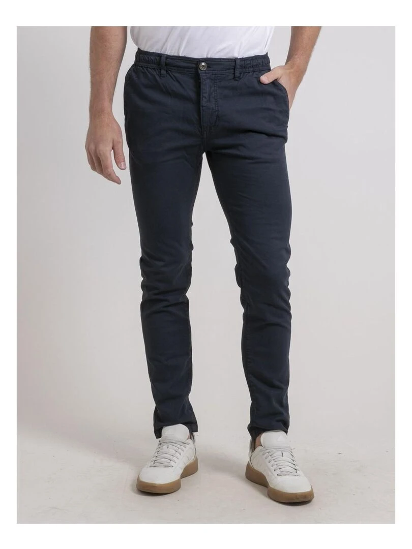 Pantalon chino CORTIN Bleu marine