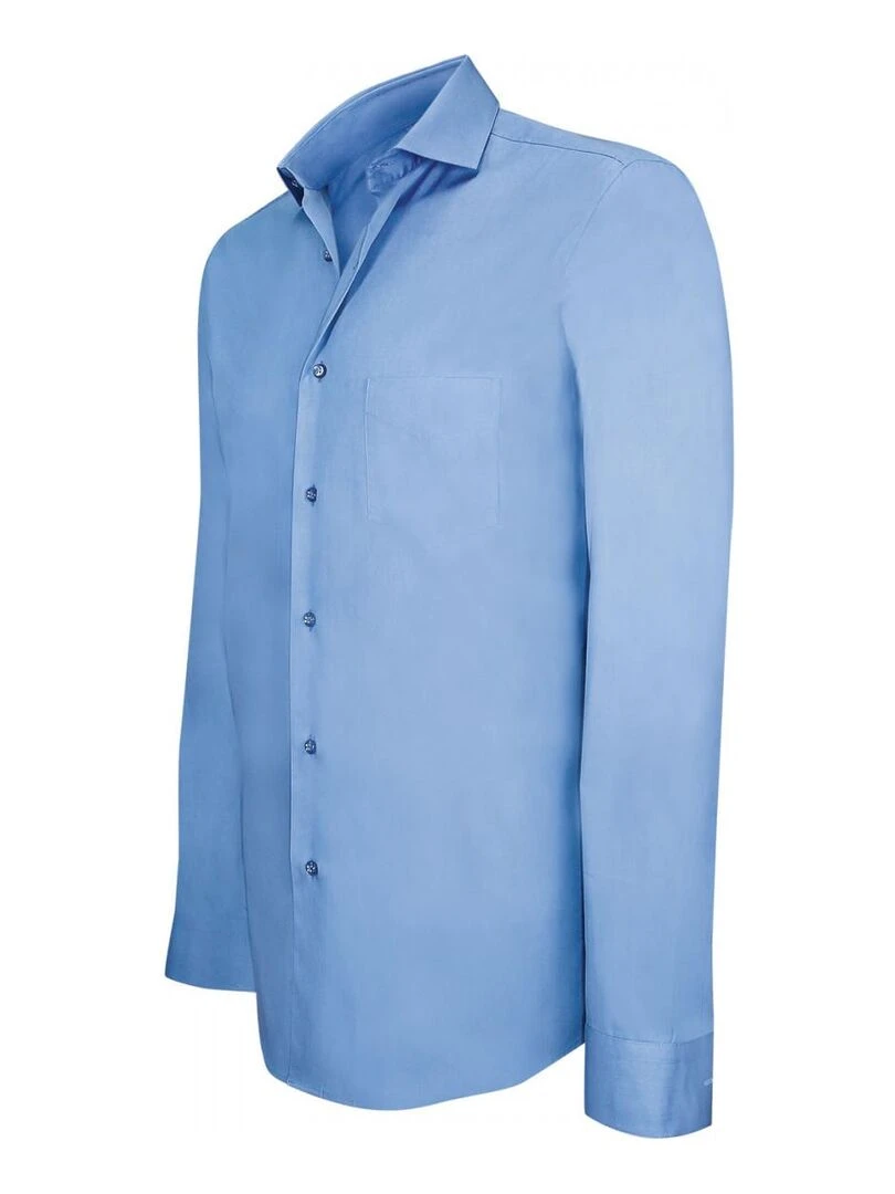 Chemises double fil 120/2 CARNABY   Bleu
