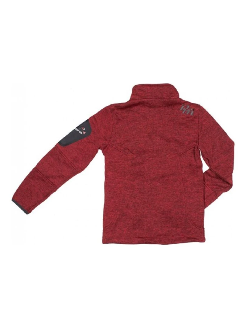 Polaire garçon ECEMAILLE PEAK MOUNTAIN Rouge