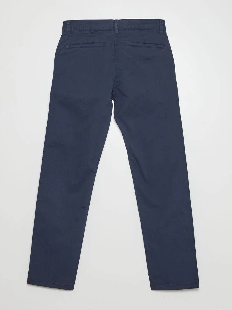 Pantalon chino regular L30 bleu marine