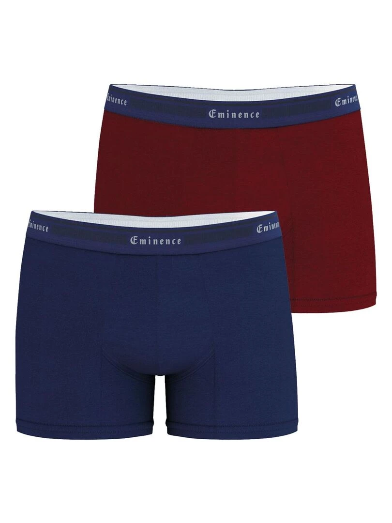 Lot de 2 boxers homme Tailor Bleu marine