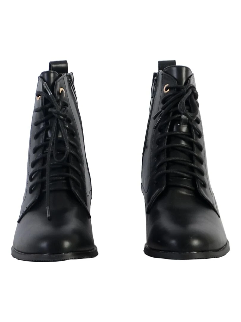 Bottine Cuir The Divine Factory   Noir