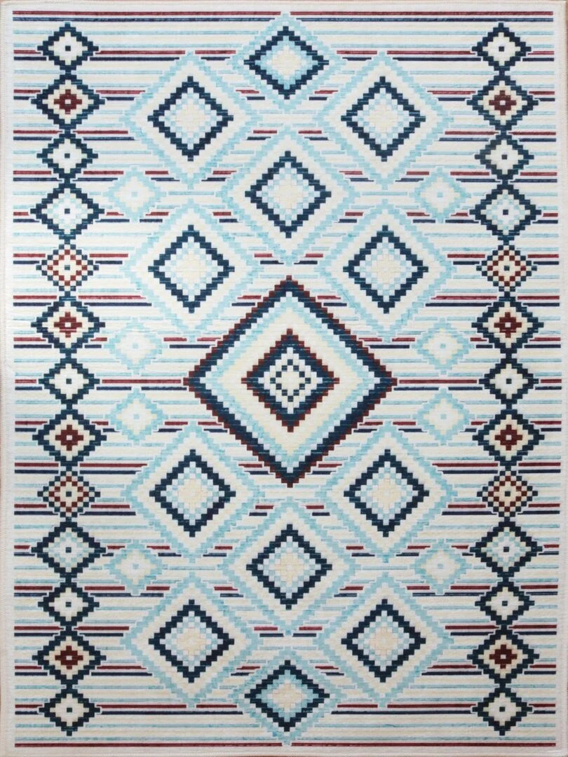 Tapis BERBERES Bleu Bleu
