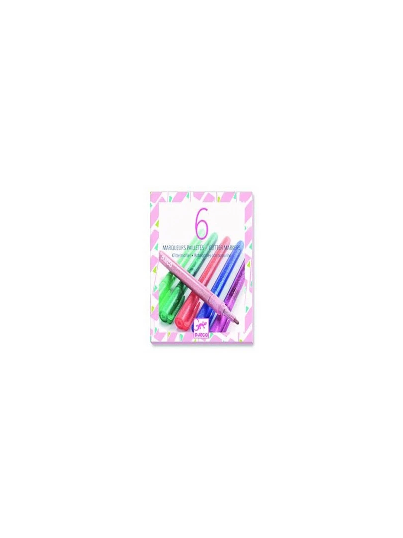 6 Marqueurs Pailletes Sweet N/A