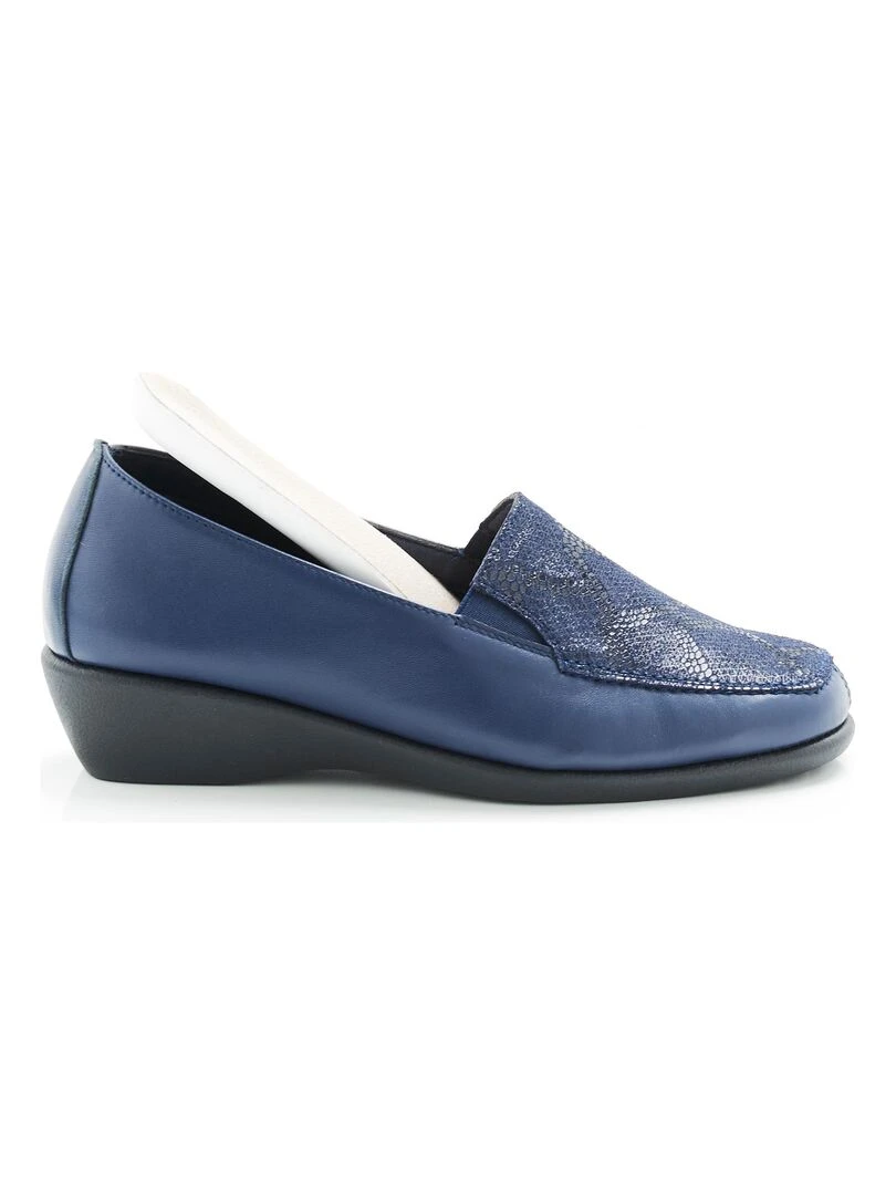 Mocassins souples   Damart   Bleu marine