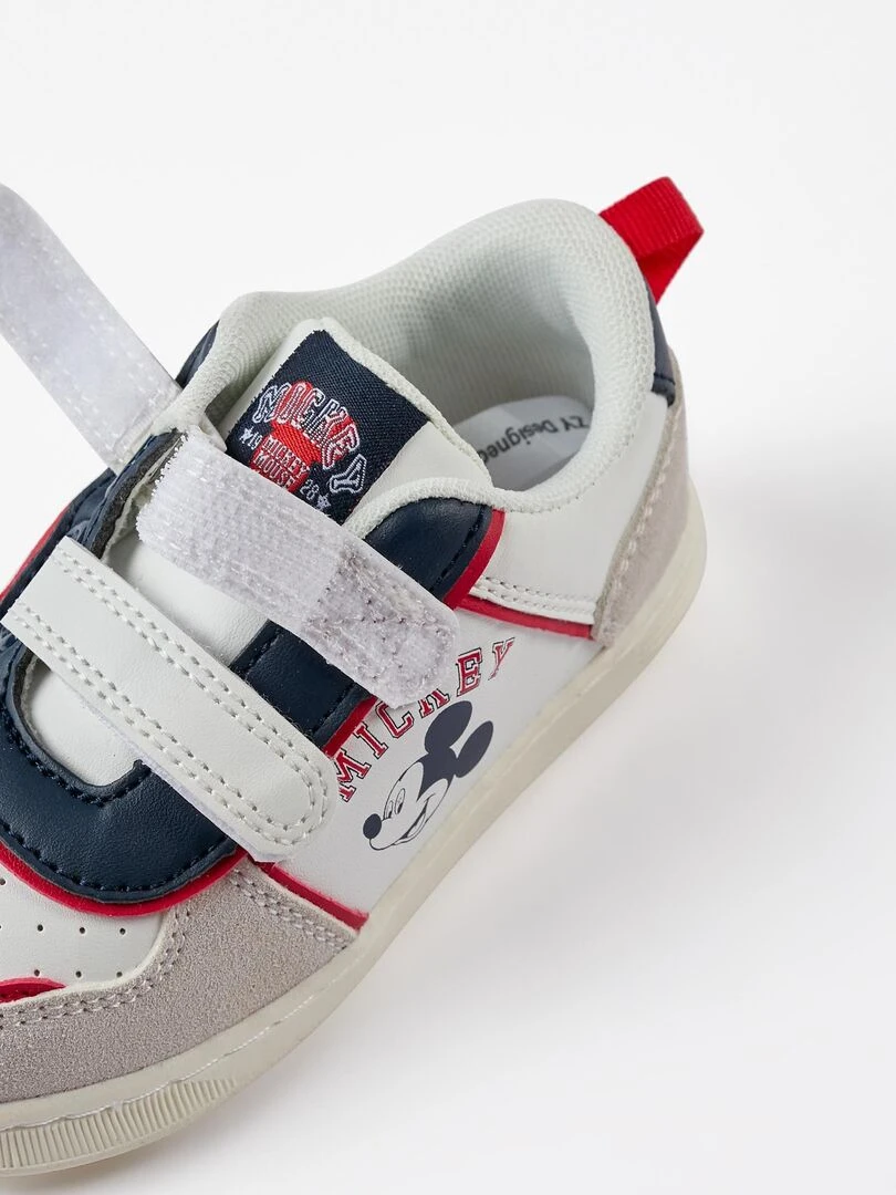 Baskets Mickey pour Bébé Garçon 'ZY Move'   MICKEY   Blanc