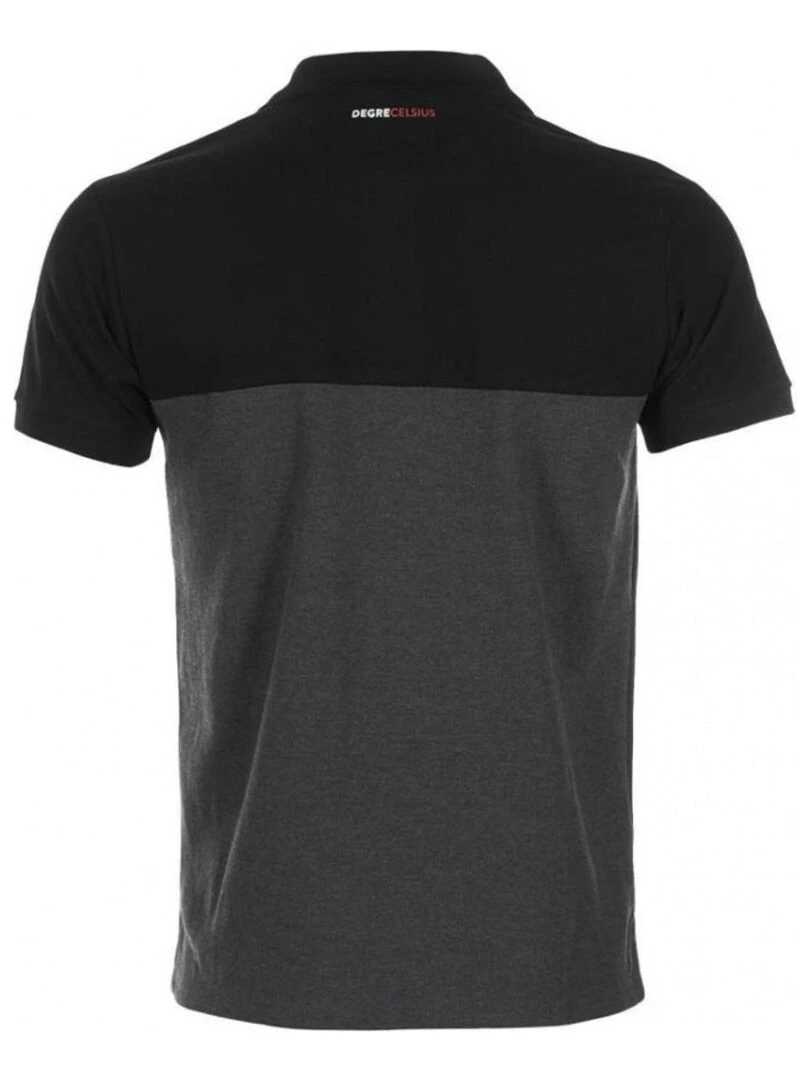 Polo manches courtes homme CALOSTE DEGRE CELSIUS Noir Gris