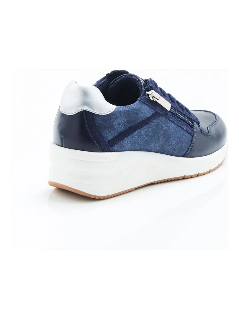 Tennis compensées à lacets Climatyl   Damart   Bleu marine