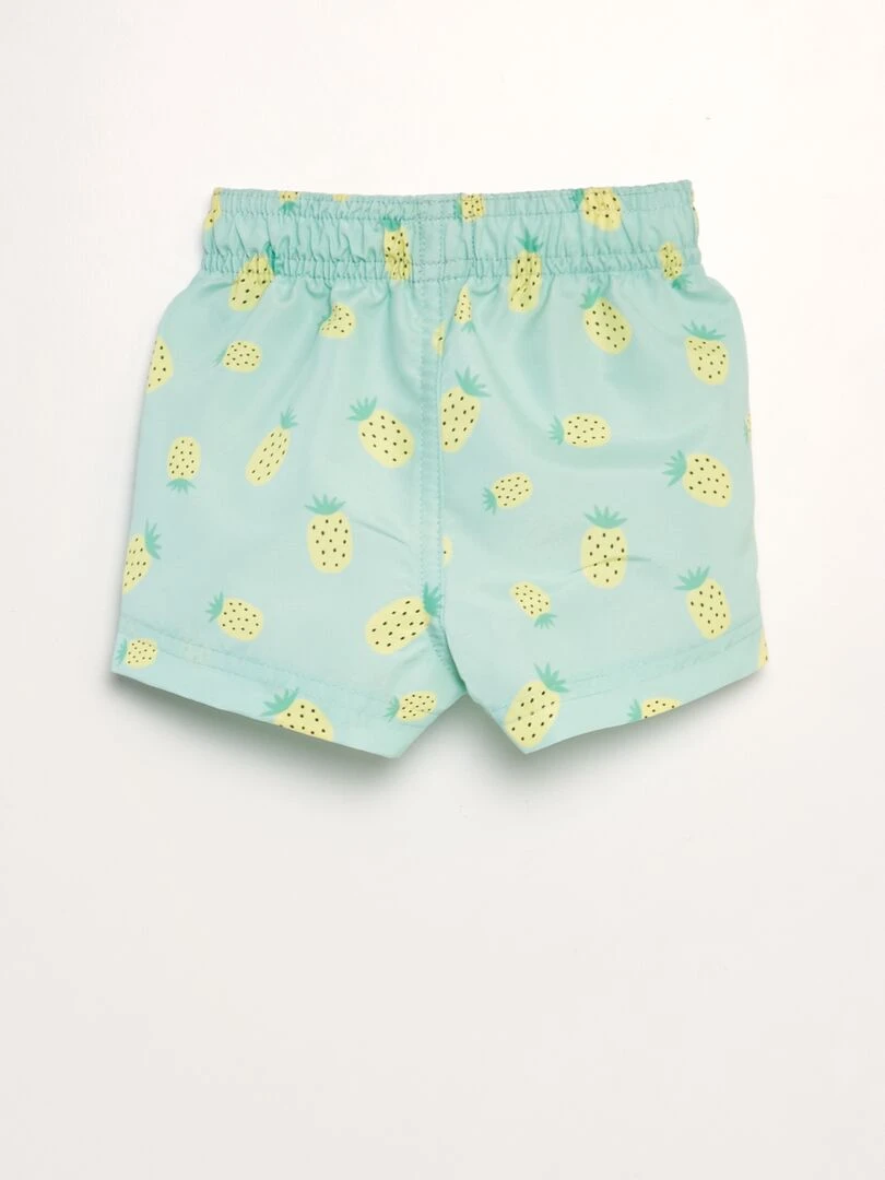 Short de bain fantaisie Vert