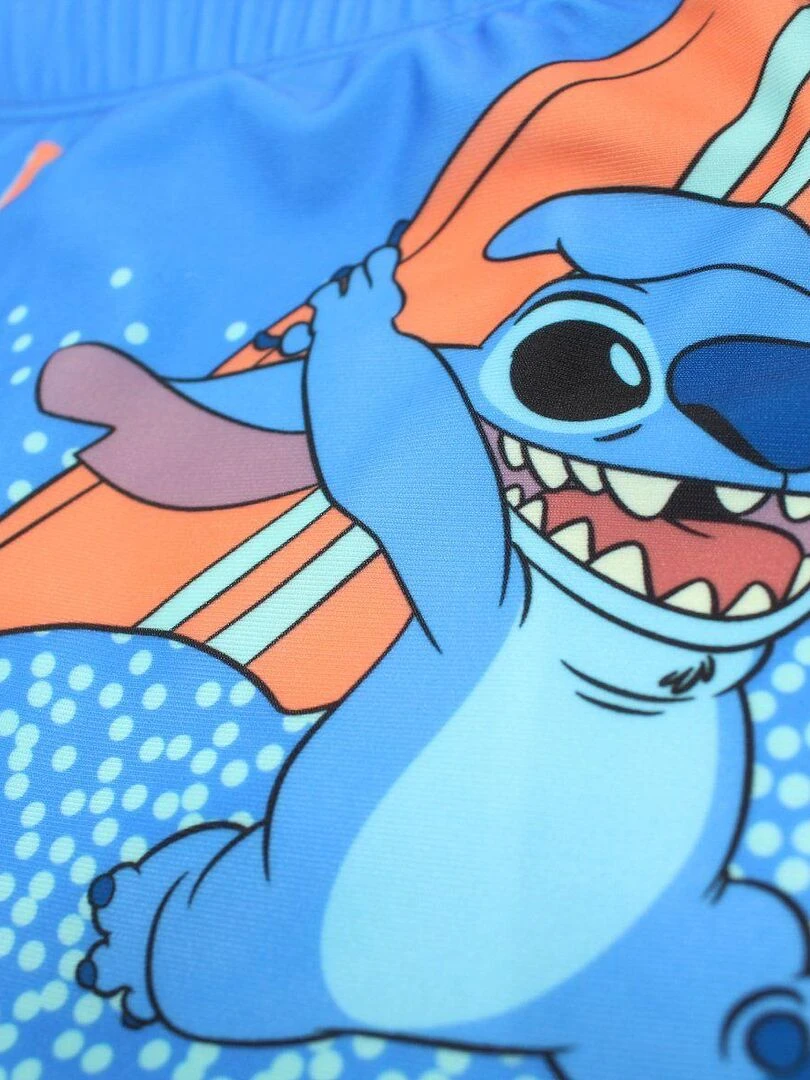 Disney   Boxer De Bain garçon imprimé Lilo Et Stitch   Bleu
