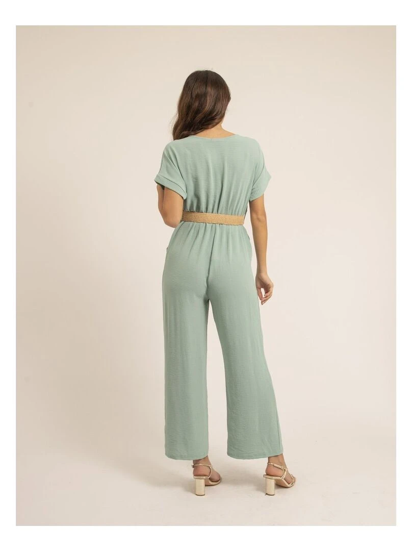 Combi pantalon et ceinture EDERNIE Vert pistache