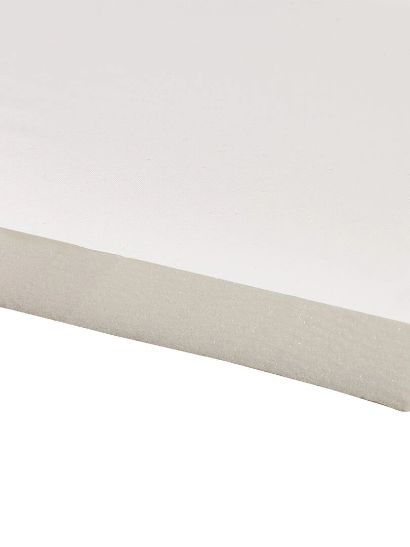 Matelas berceau et nacelle imperméable 38x78 cm   Ecru