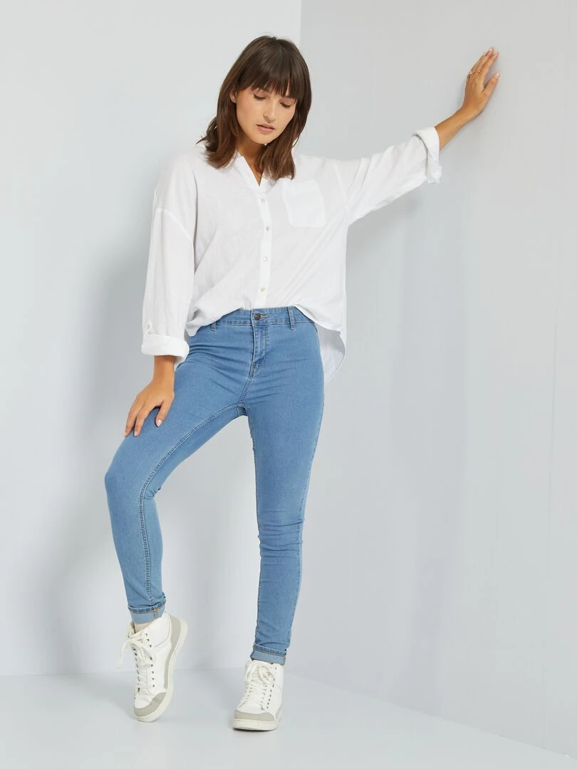 Jean skinny fit / coupe très ajustée Double stone