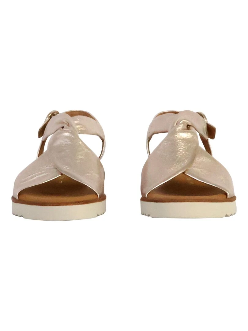 Sandale Cuir Gabor Lammnappa   Beige