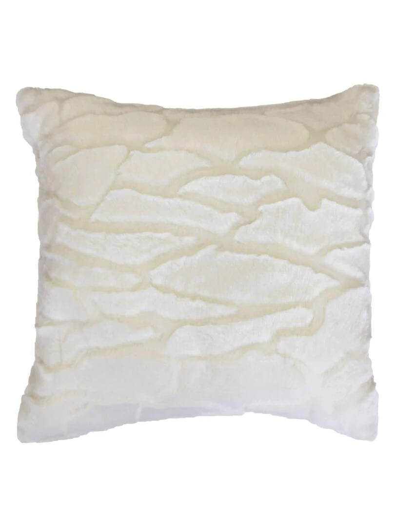 Coussin a poil doux collection Ecaille Bleu
