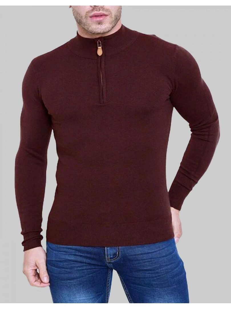 Pull Camioneur Kebello Bordeaux