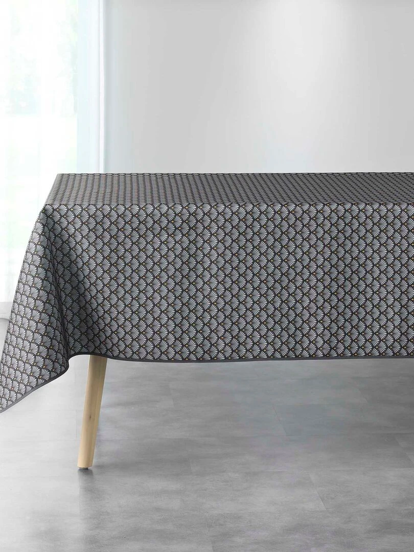Nappe rectangle Collection Art Chic gris anthracite