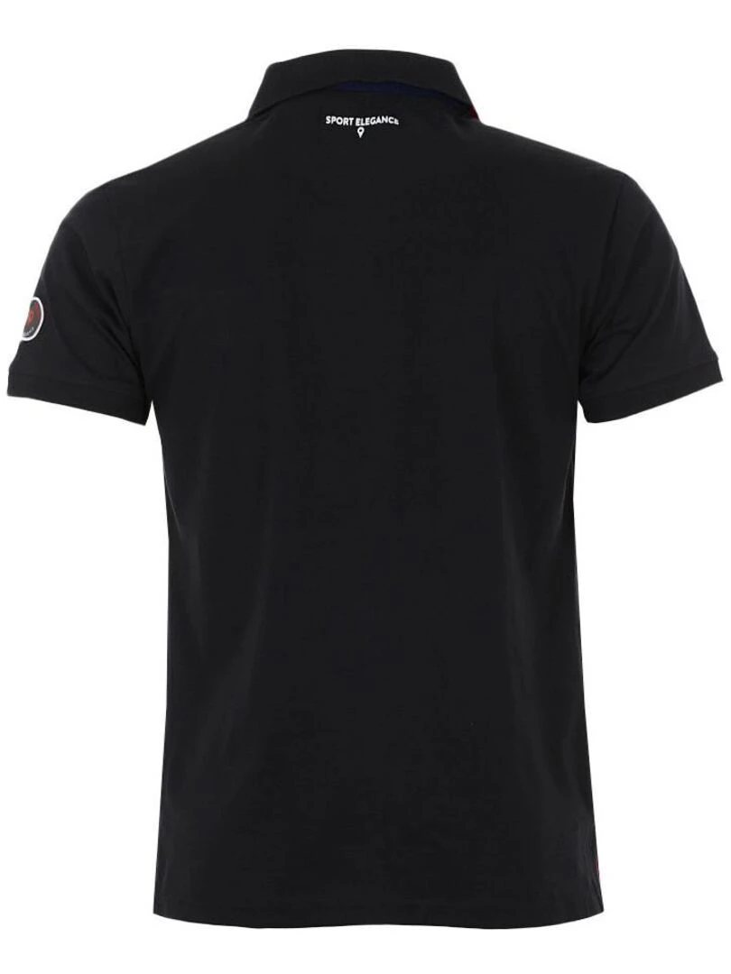 Polo manches courtes homme COCHE DEGRE CELSIUS Noir Noir