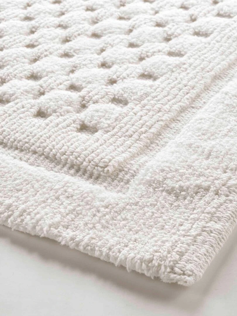 Tapis de bain 50 x 80 cm Damaris Blanc