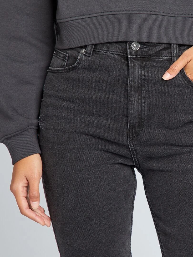 Jean flare/bootcut   5 poches   Noir