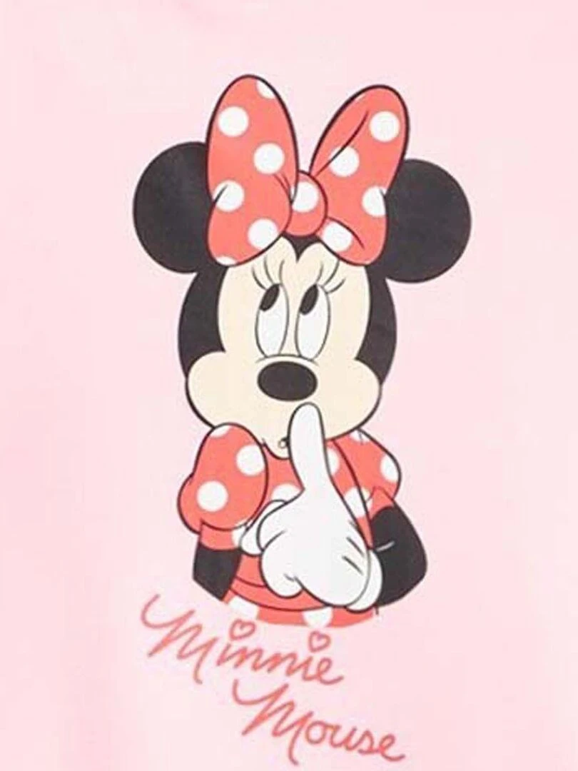 Disney   Robe Pull fille imprimé Minnie   Rose