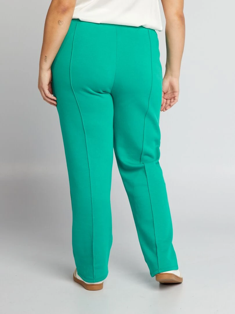 Pantalon jogging en molleton   Vert