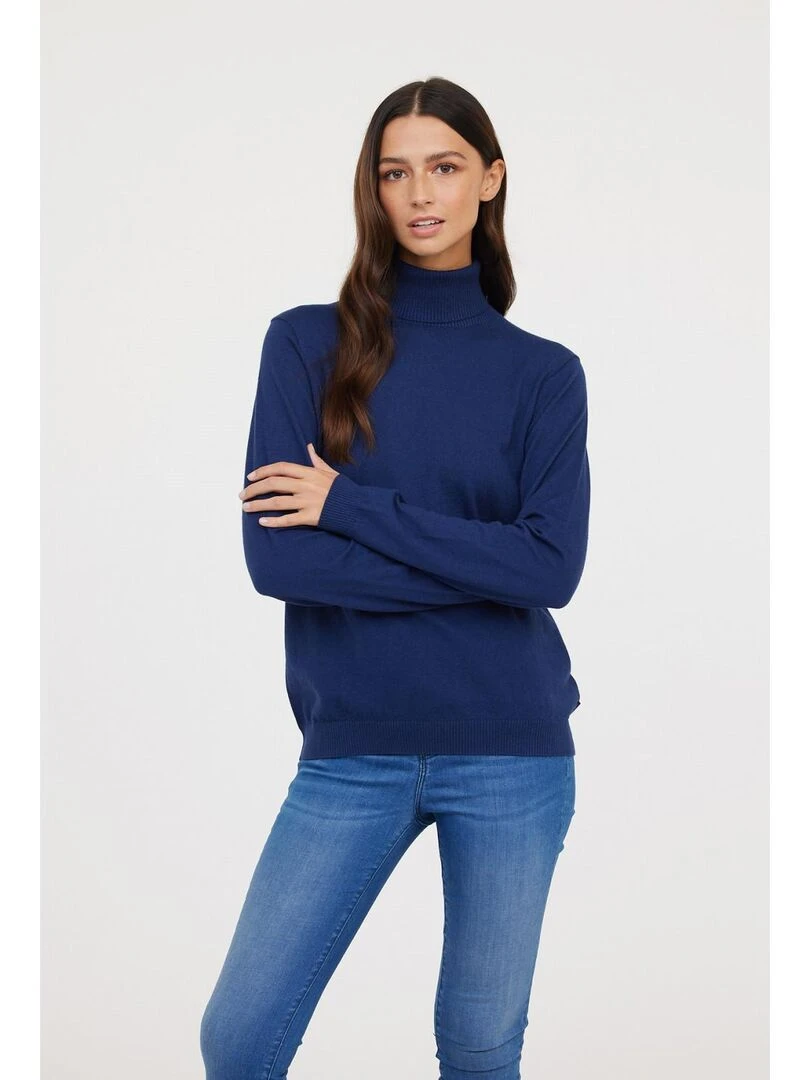 Lee Cooper Pull coton regular CINALI Bleu marine