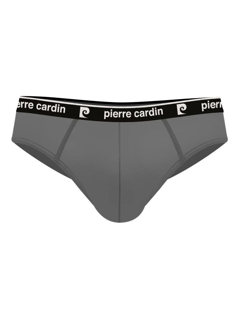 Lot de 4 Slips homme en coton Pierrecardin   Noir