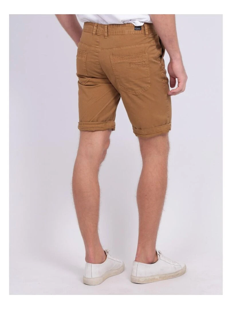 Bermuda coupe droite BROWEN Marron
