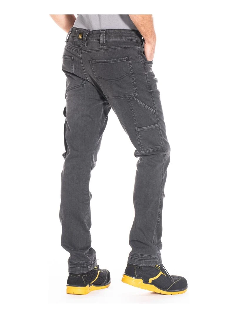 Jeans de travail stretch coupe confort JOBGR 'Rica Lewis'   Gris
