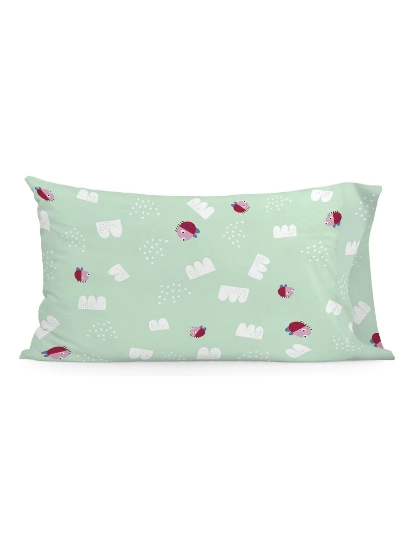Taie d'oreiller Patchwork animal "Happyfriday" Blanc