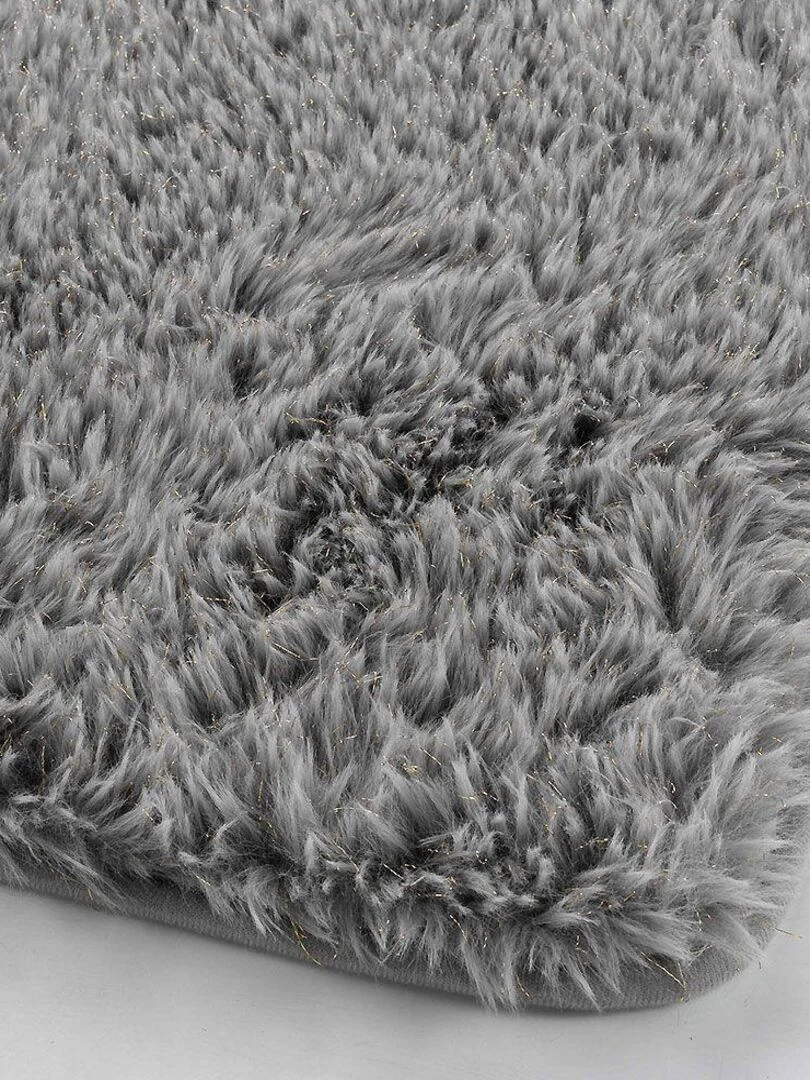 Tapis rectangulaire Queeny gris Gris