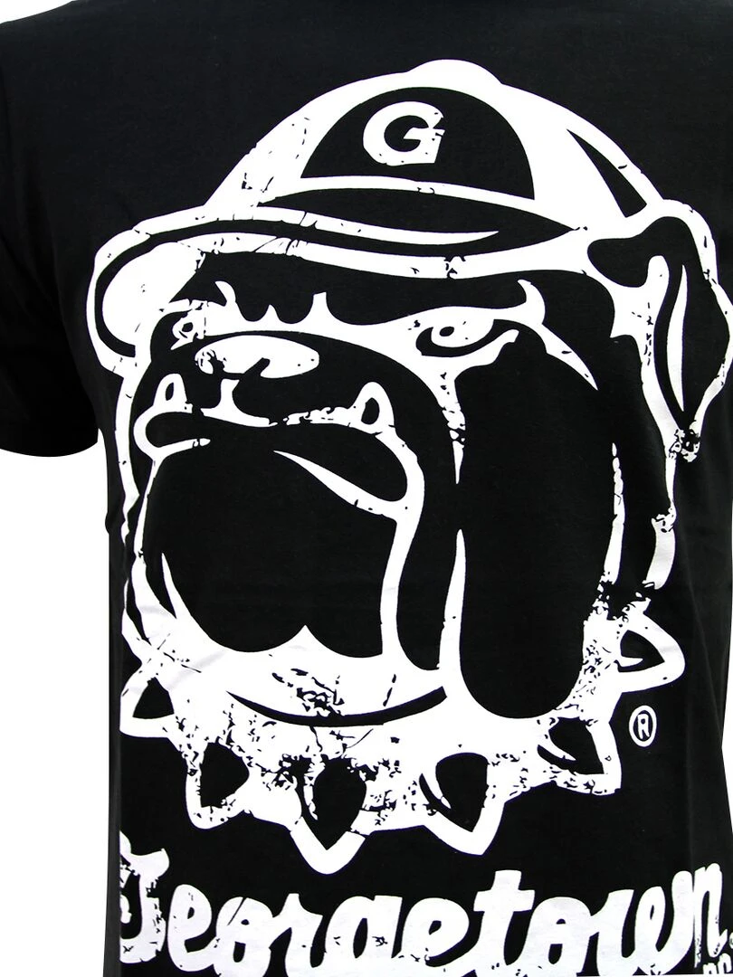 T shirt coton 'American Freshman' 'Bruges'   Noir