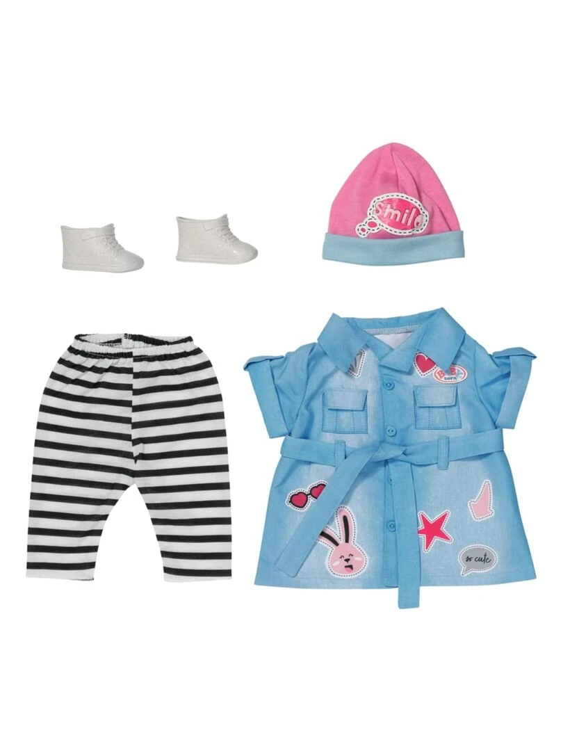 Baby born Deluxe Robe en Jean pour poupée de 43 cm N/A