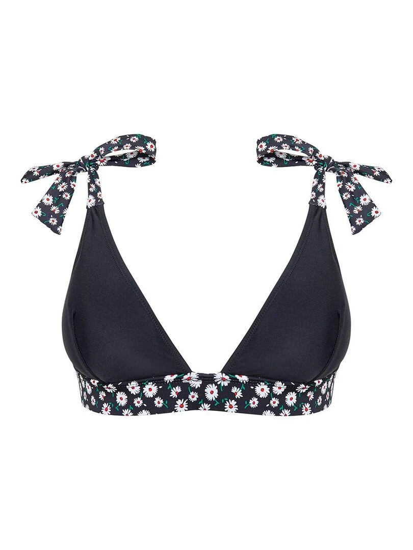 Haut de maillot triangle PARADIS Brigitte Bardot Bain Noir