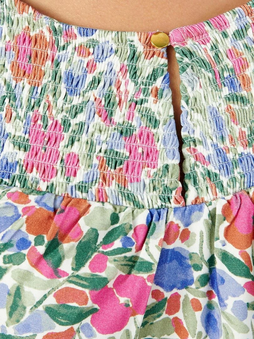 Blouse fluide imprimée manches 3/4 Lenzing(TM) EcoVero(TM)   Damart   Rose