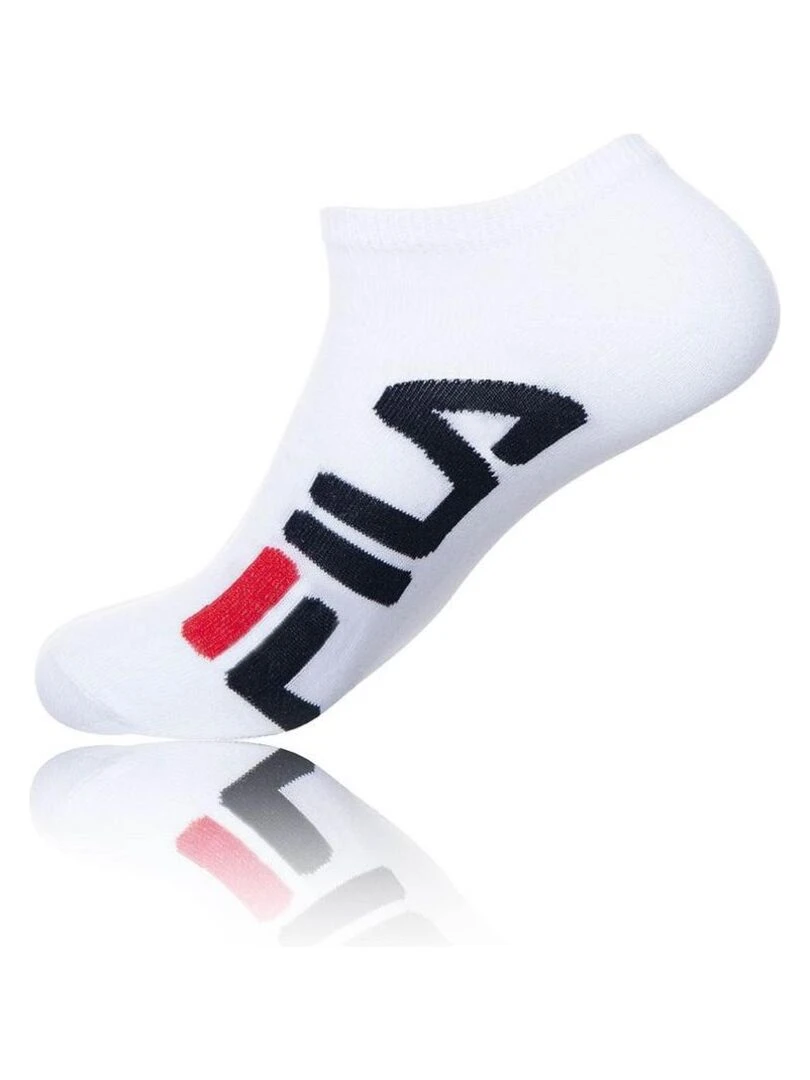 Lot de 6 Paires de Chaussettes socquettes homme 9199 Fila   Blanc
