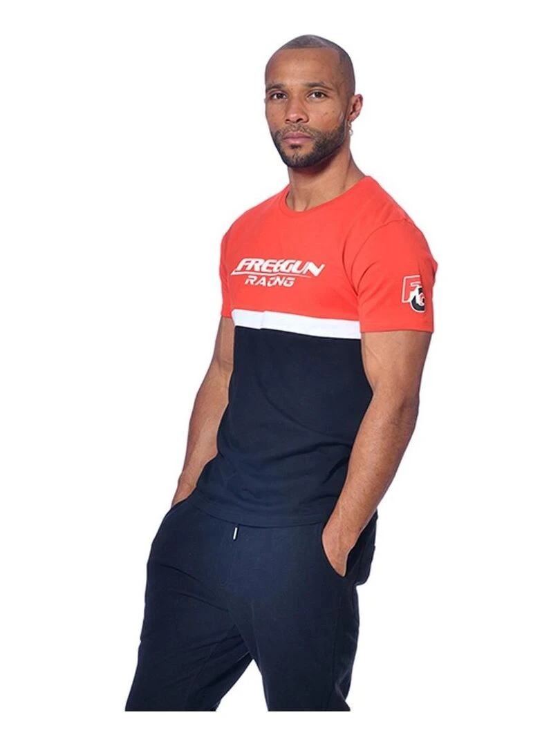T shirt homme Collection Racing Freegun Rouge