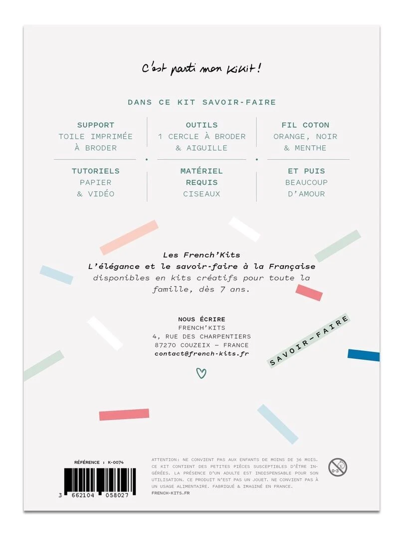 Coffret DIY   Broderie décorative   Voiture vintage   N/A