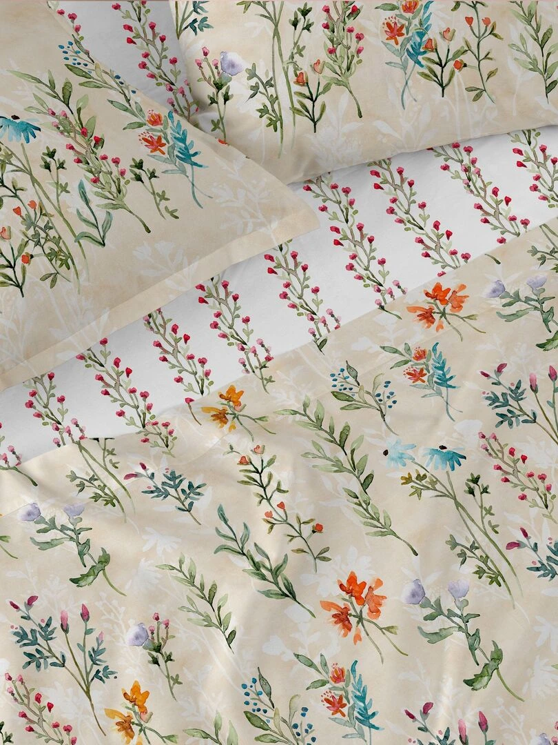 Drap Vernazza "Happyfriday"   Blanc