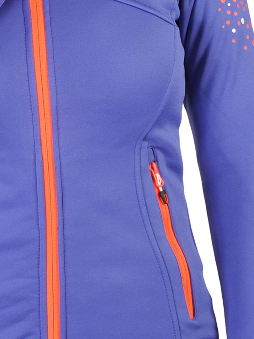 Blouson polarshell femme ACLIMATE   Violet