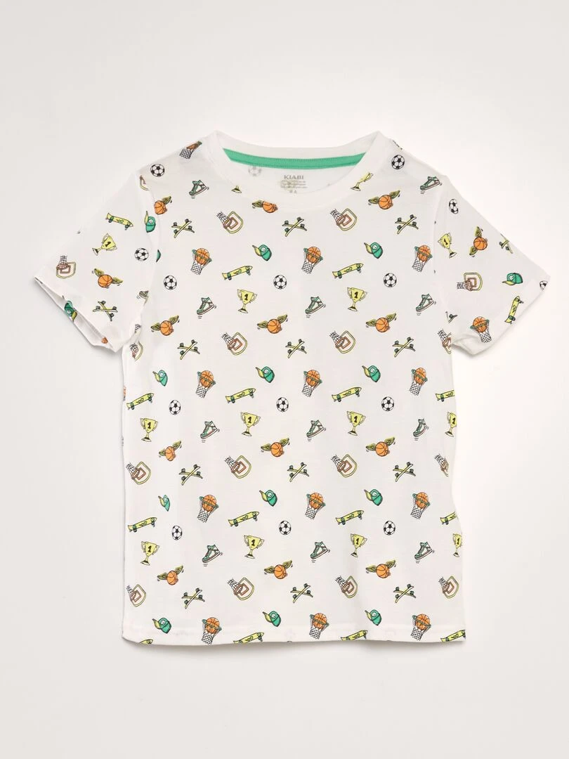 T shirt imprimé BEIGE