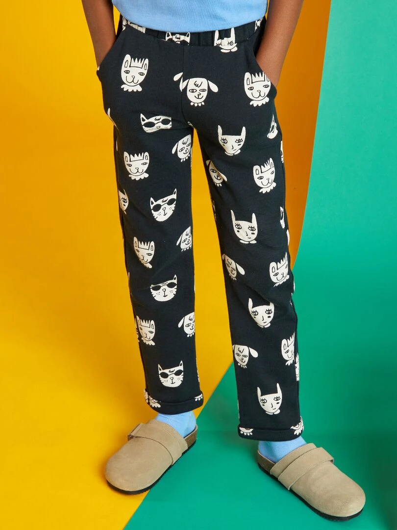 Pantalon en molleton X Little Bad Wolf   Noir