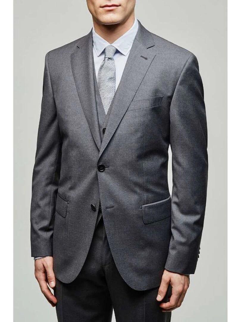 Veste laine vierge Baldessarini Gris