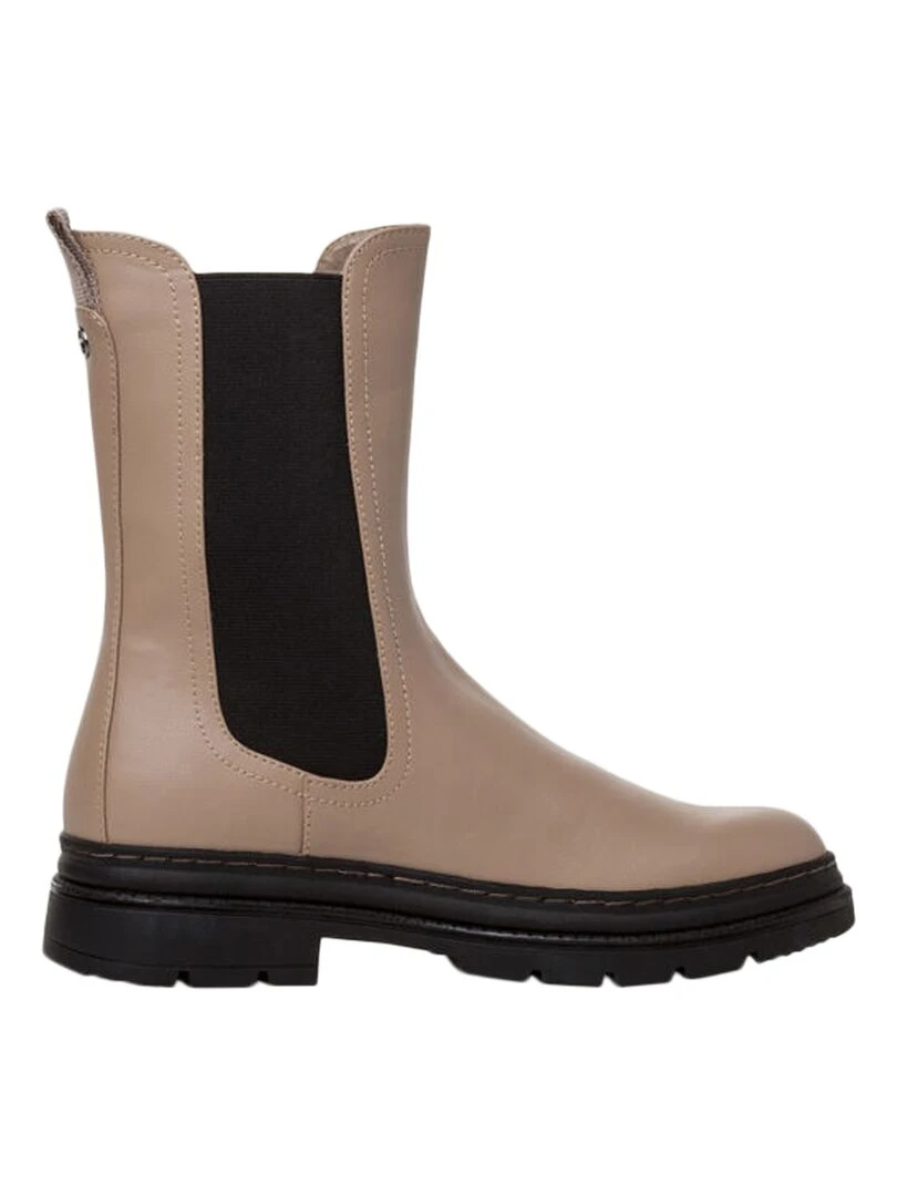 Bottine Cuir Tamaris Noir